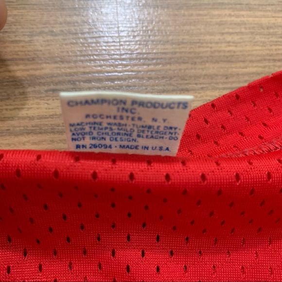 Vintage 70s 80s Champion Blue Bar Pro College Football Jersey Made in USA Medium - Picture 4 of 7